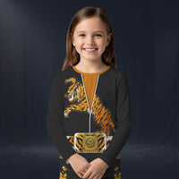 Modetrail Elvis Presley Tiger Black Long Sleeves Costume For Kid, S-5XL US Size