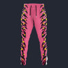 Modetrail Elvis Presley Tiger Pink Hawaiian Flower Necklace Sweatpants Costume, Elvis Presley Costume S-5XL US Size, Gift For Him