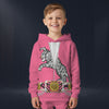 Modetrail Elvis Presley Tiger Pink Tracksuit For Kid Costume Hoodie Sweatshirt T-Shirt Sweatpants, Elvis Presley Costume S-5XL US Size