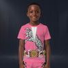 Modetrail Elvis Presley Tiger Pink Tracksuit For Kid Costume Hoodie Sweatshirt T-Shirt Sweatpants, Elvis Presley Costume S-5XL US Size