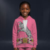 Modetrail Elvis Presley Tiger Pink Zip Hoodie Costume For Kid, S-5XL US Size