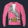 Elvis Tiger Pink Long Sleeves Costume, S-5XL US Size, Gift For Him