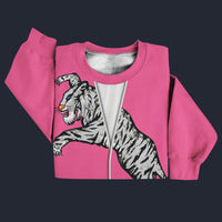 Elvis Tiger Pink Sweater Costume, S-5XL US Size, Gift For Him