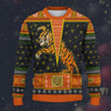 Modetrail Elvis Tiger Ugly Christmas Sweater, S-5XL US Size, Unisex Jumper Long Sleeves Shirt