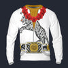 Modetrail Elvis Presley Tiger White Hawaiian Flower Necklace Tracksuit Costume Hoodie Sweatshirt T-Shirt Sweatpants, Elvis Presley Costume S-5XL US Size