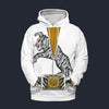 Elvis Tiger White Hoodie Costume, S-5XL US Size, Gift For Him
