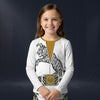 Modetrail Elvis Presley Tiger White Long Sleeves Costume For Kid, S-5XL US Size