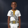 Modetrail Elvis Presley Tiger White T-shirt Costume For Kid, S-5XL US Size