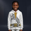 Modetrail Elvis Presley Tiger White Zip Hoodie Costume For Kid, S-5XL US Size
