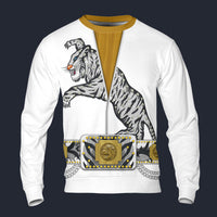 Elvis Tiger White Long Sleeves Costume, S-5XL US Size, Gift For Him