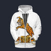 Elvis Tiger Zip Hoodie Costume, S-5XL US Size, Gift For Him