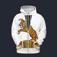 Elvis Tiger Zip Hoodie Costume, S-5XL US Size, Gift For Him