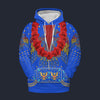 Modetrail Elvis Presleys Aloha Eagle Blue Hawaiian Flower Necklace Hoodie Costume, Elvis Presley Costume S-5XL US Size, Gift For Him