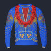 Modetrail Elvis Presleys Aloha Eagle Blue Hawaiian Flower Necklace Tracksuit Costume Hoodie Sweatshirt T-Shirt Sweatpants, Elvis Presley Costume S-5XL US Size