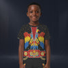 Modetrail Elvis presley American Eagle Black T-shirt Costume For Kid, S-5XL US Size