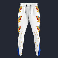 Modetrail Elvis presley American Eagle Hawaiian Flower Necklace Sweatpants Costume, Elvis Presley Costume S-5XL US Size, Gift For Him