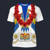 Modetrail Elvis presley American Eagle Hawaiian Flower Necklace T-shirt Costume, Elvis Presley Costume S-5XL US Size, Gift For Him