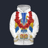 Modetrail Elvis presley American Eagle Hawaiian Flower Necklace Zip Hoodie Costume, Elvis Presley Costume S-5XL US Size, Gift For Him