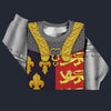 Modetrail England 1415- King Henry V- Battle of Agincourt-Polyurethane armour Sweater Costume, British Costume S-5XL US Size, Gift For Him