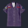 Modetrail Star Trek Engineering Division Uniform 2150s Command Hawaiian Shirt Costume, S-5XL US Size, Unisex Button Down Shirt