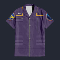 Modetrail Star Trek Engineering Division Uniform 2150s Operations Hawaiian Shirt Costume, S-5XL US Size, Unisex Button Down Shirt