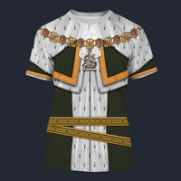 Modetrail England Charles I T-shirt Costume, British Costume S-5XL US Size, Gift For Him