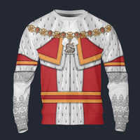 Modetrail England Charles II Long Sleeves Costume, British Costume S-5XL US Size, Gift For Him