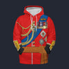 Modetrail England Charles III Fleece Hoodie Costume, British Costume S-5XL US Size, Gift For Him