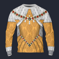 Modetrail England Elizabeth I Long Sleeves Costume, British Costume S-5XL US Size, Gift For Him