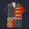 Modetrail England Henry V Hawaiian Shirt Costume, British Costume S-5XL US Size, Unisex Button Down Shirt