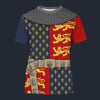 Modetrail England Henry V T-shirt Costume, British Costume S-5XL US Size, Gift For Him
