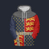 Modetrail England Henry V Tracksuit Costume Hoodie Sweatshirt T-Shirt Sweatpants, British Costume S-5XL US Size