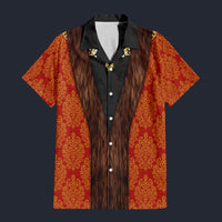 Modetrail England Henry VII Hawaiian Shirt Costume, British Costume S-5XL US Size, Unisex Button Down Shirt