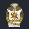 Modetrail England King Arthur Zip Hoodie Costume, British Costume S-5XL US Size, Gift For Him