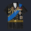 Modetrail England King George VI Hawaiian Shirt Costume, British Costume S-5XL US Size, Unisex Button Down Shirt
