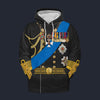 Modetrail England King George VI Tracksuit Costume Hoodie Sweatshirt T-Shirt Sweatpants, British Costume S-5XL US Size