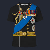 Modetrail England King George VI Tracksuit Costume Hoodie Sweatshirt T-Shirt Sweatpants, British Costume S-5XL US Size