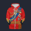 Modetrail England Prince Philip Tracksuit Costume Hoodie Sweatshirt T-Shirt Sweatpants, British Costume S-5XL US Size