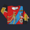 Modetrail England Prince William Sweater Costume, British Costume S-5XL US Size, Gift For Him
