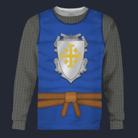 Modetrail France County Of Edessa Knight Sweater Costume, British Costume S-5XL US Size, Gift For Him