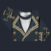 Modetrail France Gilbert du Motier de La Fayette Sweater Costume, France Costume S-5XL US Size, Gift For Him