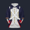 Modetrail France Grenadier-Imperial Guard Infantry (1806-1815) Fleece Hoodie Costume, France Costume S-5XL US Size, Gift For Him