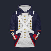 Modetrail France Grenadier-Imperial Guard Infantry (1806-1815) Tracksuit Costume Hoodie Sweatshirt T-Shirt Sweatpants, France Costume S-5XL US Size
