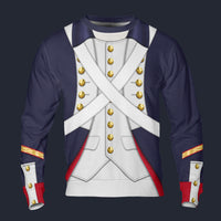 Modetrail France Grenadier-Imperial Guard Infantry (1806-1815) Long Sleeves Costume, France Costume S-5XL US Size, Gift For Him