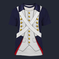 Modetrail France Grenadier-Imperial Guard Infantry (1806-1815) T-shirt Costume, France Costume S-5XL US Size, Gift For Him