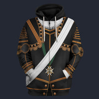 Modetrail France Henry IV Armour Zip Hoodie Costume, British Costume S-5XL US Size, Gift For Him