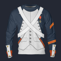 Modetrail France Imperial Guard Grenadier Long Sleeves Costume, France Costume S-5XL US Size, Gift For Him