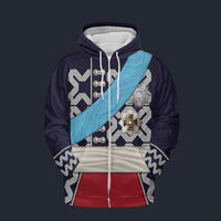 Modetrail France Józef Antoni Poniatowski Fleece Zip Hoodie Costume, France Costume S-5XL US Size, Gift For Him