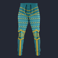 Modetrail France Karl I Charlemagne Sweatpants Costume, France Costume S-5XL US Size, Gift For Him