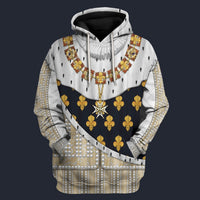 Modetrail France King Louis XIII Hoodie Costume, British Costume S-5XL US Size, Gift For Him